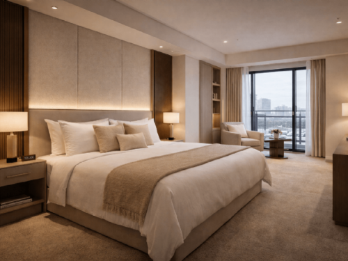 從格局到燈光！室內設計打造高質感飯店風臥室裝潢攻略